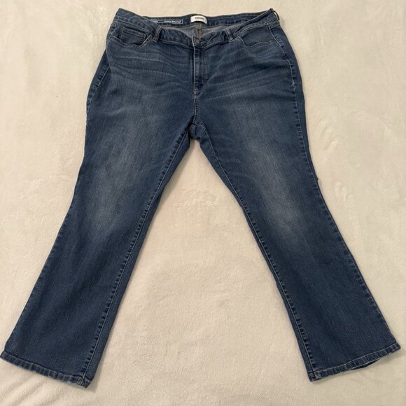 Sonoma Jeans Womens Plus 20WS Short Blue Curvy Bootcut Mid Rise Stretch Denim - Picture 1 of 9